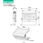 Geyer LED Ηλιακός Προβολέας Notebook 4W 6500K 600lm IP65 μαύρος - Image 2