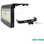 Geyer LED Ηλιακός Προβολέας Notebook 4W 6500K 600lm IP65 μαύρος