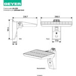 Geyer LED Ηλιακός Προβολέας 8W 6500K+4000K+3000K 1450lm IP65 μαύρος - Image 3