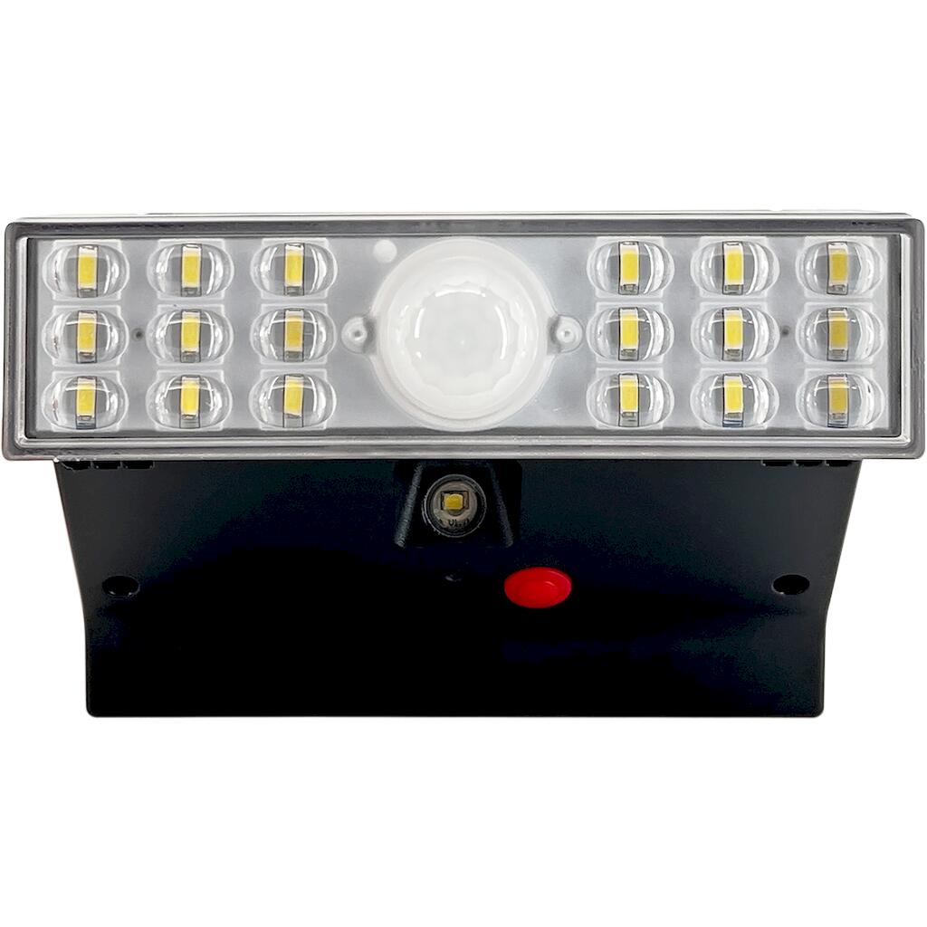 LSL-04D_2 Geyer LED Ηλιακό Φωτιστικό Τοίχου Flexi 4W 6500Κ 600lm IP65 μαύρο - Image 1