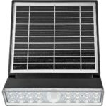 Geyer LED Ηλιακό Φωτιστικό Τοίχου Flexi 8W 6500Κ 1200lm IP65 μαύρος