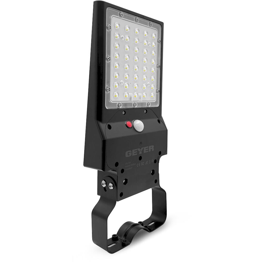 LSL-15A_3 Geyer LED Ηλιακό Φωτιστικό Δρόμου με τηλεχειριστήριο 15W 6500K 2500lm IP65 μαύρο - Image 1