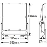 Geyer LED Προβολέας Himor 200W 3000K 25000lm IP66
