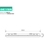 Geyer Φωτιστικό LED 24W 6500K 3120lm 1.2m IP65 IK08 - Image 2