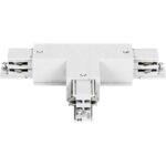 Geyer Σύνδεσμος Τ για ράγα τριφασική λευκός