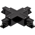 Geyer Σύνδεσμος Χ για ράγα τριφασική μαύρος