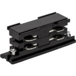 Geyer Σύνδεσμος ευθεία εξωτερικός/χωνευτός για ράγα τριφασική μαύρος