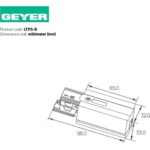 Geyer Τροφοδοτικό για ράγα τριφασική μαύρο - Image 2