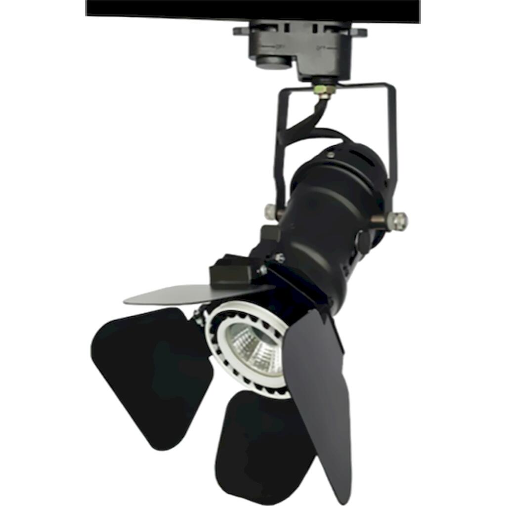 LTR1194E27B_4 Geyer Spot ράγας για PAR30 E27 4κ μαύρο - Image 1