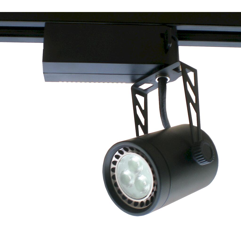 LTR2114GU10B_4 Geyer Spot ράγας για PAR16 GU10 4κ μαύρο - Image 1