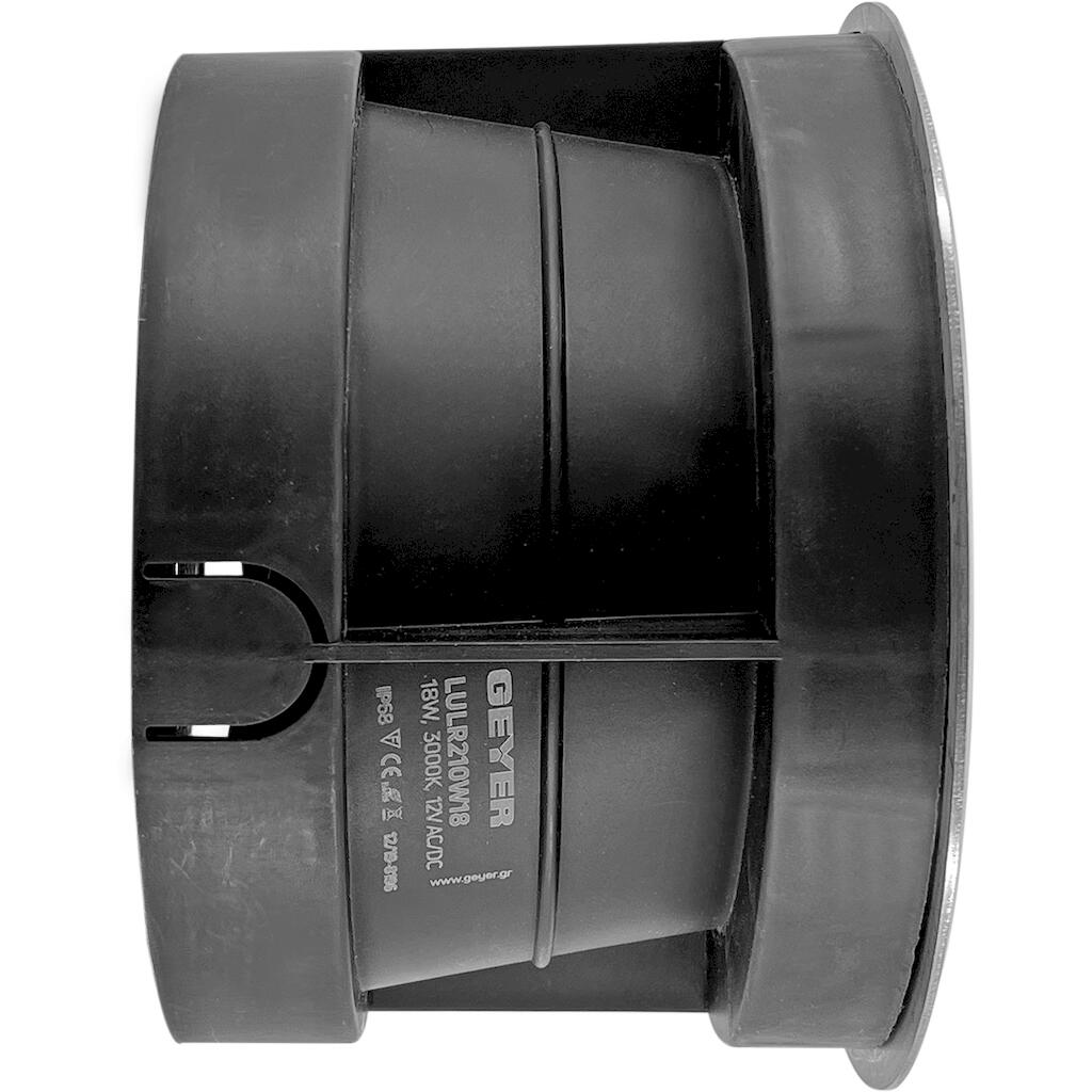 LULR210W18_3 Geyer Φωτιστικό LED δαπέδου 18W 3000K 1000lm IP68 Φ175mm - Image 1