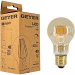 Geyer Λάμπα LED Vintage A60 6W E27 2000K 500lm dim - Image 4