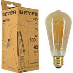 Geyer Λάμπα LED Vintage ST64 6W E27 2000K 500lm dim