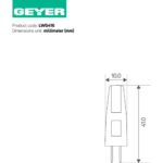 Geyer Λάμπα LED G4 1.5W 3000K 150lm 12V