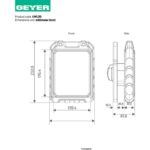 Geyer Προβολέας εργασίας LED 30W 6500K 2400lm IP54 - Image 3