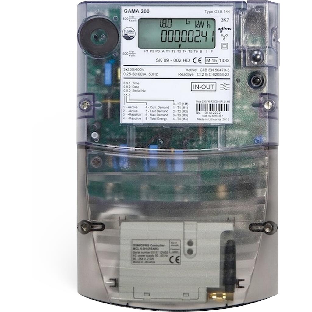 MTP-00006_4 Geyer Τριφ. ηλεκτρονικός μετρητής τύπου GAMA 300 G3B.144 - Image 1