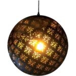 Geyer Φωτιστικό Iron E27 200x200 καλώδιο 2.5m μαύρο - Image 2