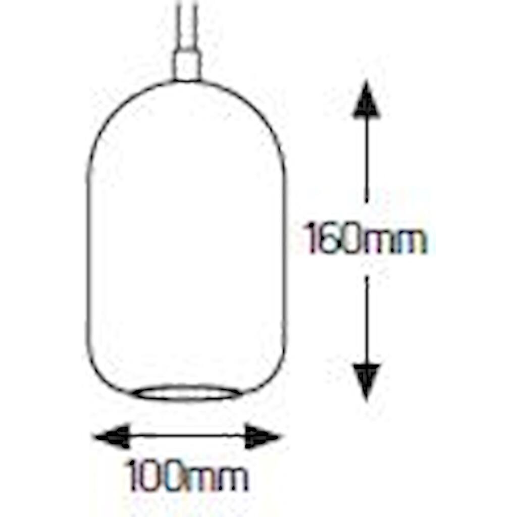 PC6641G_1 Geyer Φωτιστικό Cement GU10 100x160 καλώδιο 2.5m γκρι - Image 1