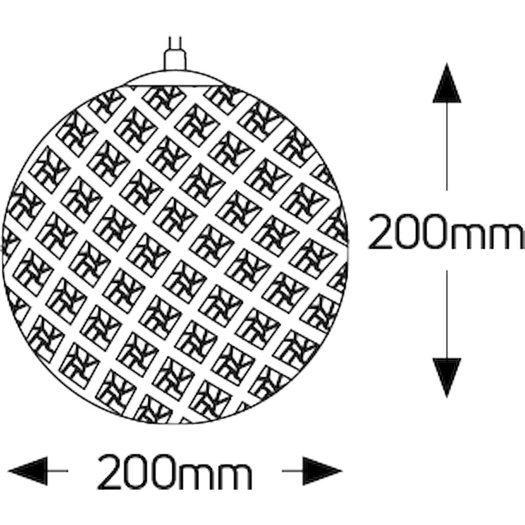 PGI2020E27_1 Geyer Φωτιστικό Iron E27 200x200 καλώδιο 2.5m χρυσό - Image 1