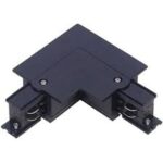 Geyer Σύνδεσμος L χωνευτός για ράγα τριφασική μαύρος - Image 2