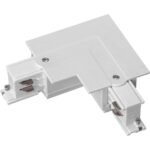 Geyer Σύνδεσμος L χωνευτός για ράγα τριφασική λευκός - Image 2