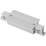 Geyer Σύνδεσμος ευθεία για χωνευτή ράγα τριφασική λευκός - Image 2