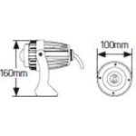Geyer Φωτιστικό LED δαπέδου 10W 3000K 480lm IP65 100mm - Image 2