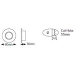 Geyer Στρογγυλό spot GU10 μαύρο matt - Image 2