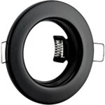 Geyer Στρογγυλό spot GU10 μαύρο matt