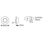 Geyer Ρυθμιζόμενο στρογγυλό σποτ GU10 μαύρο matt - Image 2