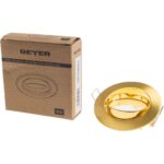 Geyer Ρυθμιζόμενο στρογγυλό σποτ GU10 χρυσό