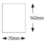 Geyer Επίτοιχο spot στρογγυλό Trio70S GU10 λευκό - Image 2