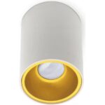 Geyer Επίτοιχο spot στρογγυλό Trio90S GU10 λευκό - Image 2