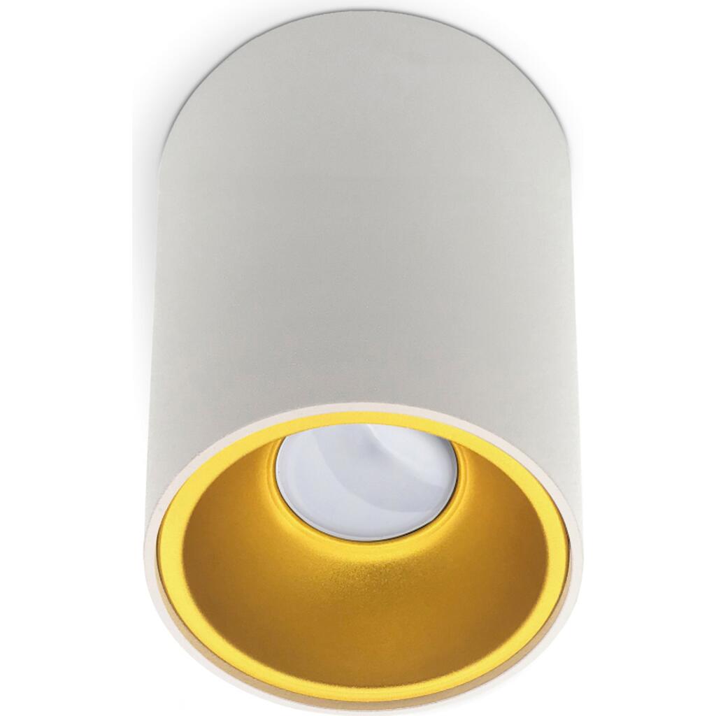 SPR90254W_4 Geyer Επίτοιχο spot στρογγυλό Trio90L GU10 λευκό - Image 1