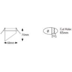 Geyer Στρογγυλό spot AC65 GU10 λευκό - Image 2