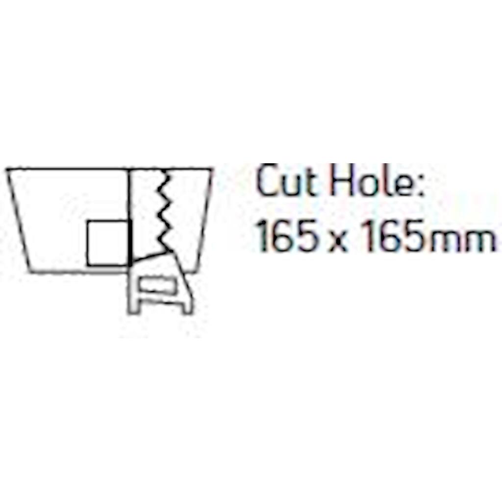 SPS1111W_1 Geyer Τετράγωνο spot AR111 185Χ185 λευκό - Image 1