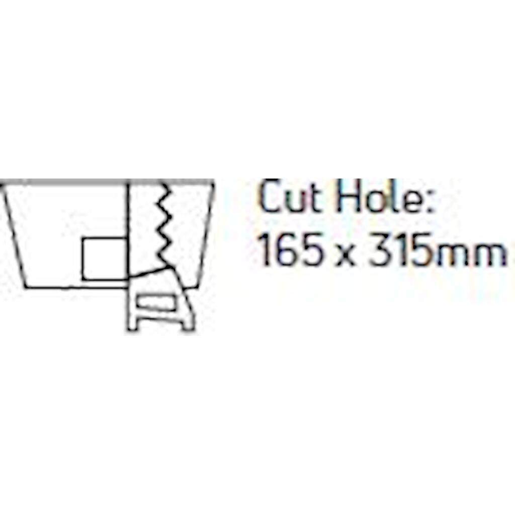 SPS1112W_1 Geyer Τετράγωνο spot 2xAR111 185Χ335 λευκό - Image 1