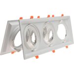 Geyer Τετράγωνο spot 3xAR111 185x485 λευκό - Image 3