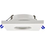 Geyer Τετράγωνο spot S65 GU10 λευκό