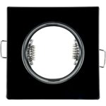 Geyer Τετράγωνο spot GU10 μαύρο matt - Image 4