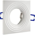 Geyer Τετράγωνο spot S65 GU10 λευκό