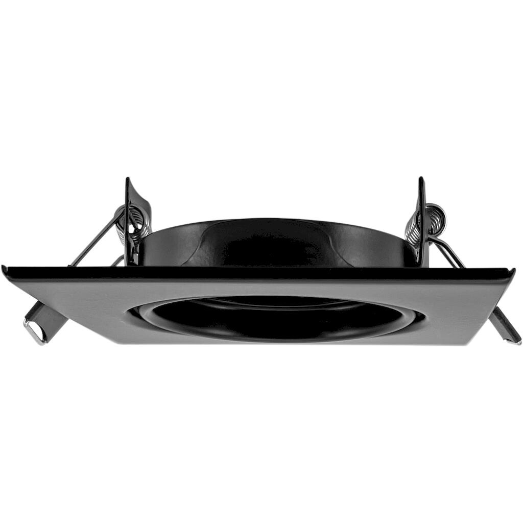 SPS78MBL_2 Geyer Ρυθμιζόμενο τετράγωνο σποτ GU10 μαύρο matt - Image 1