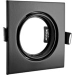 Geyer Ρυθμιζόμενο τετράγωνο σποτ GU10 μαύρο matt - Image 4