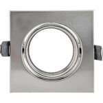 Geyer Ρυθμιζόμενο τετράγωνο σποτ GU10 nikel matt - Image 2