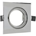 Geyer Ρυθμιζόμενο τετράγωνο σποτ GU10 nikel - Image 3