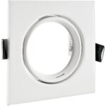 Geyer Ρυθμιζόμενο τετράγωνο σποτ GU10 λευκό - Image 3