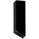 Geyer Επίτοιχο spot τετράγωνο S80 GU10 μαύρο