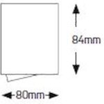 Geyer Επίτοιχο spot τετράγωνο GU10 λευκό