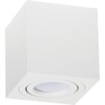 Geyer Επίτοιχο spot τετράγωνο GU10 λευκό - Image 2