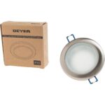 Geyer Στρογγυλό spot GU10 IP54 nikel - Image 3